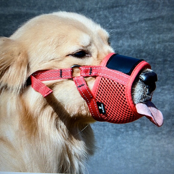 Bosimso Dog Dog Muzzle Velcro Size Small New Poshmark